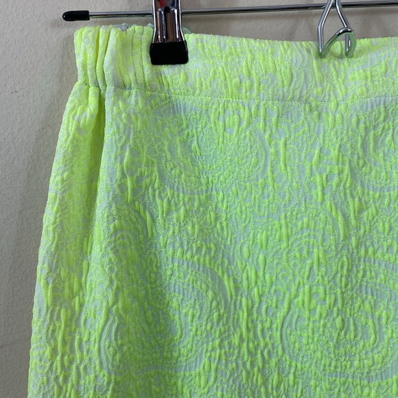 Julien David Neon Green Mini Skirt - Picture 3 of 7